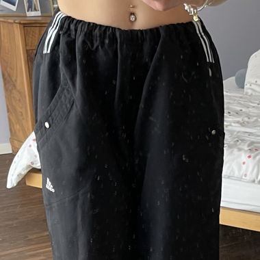 Black Adidas sweatpants 