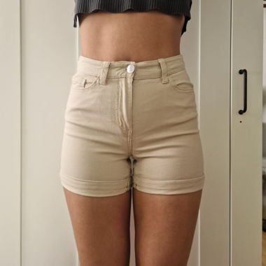 Beige Shorts 