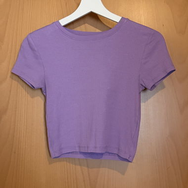 lila Crop Top