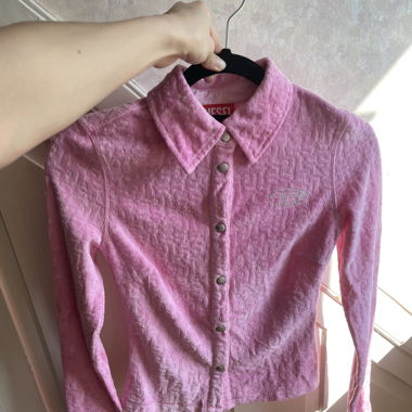 Rosa Diesel Hemd Bluse