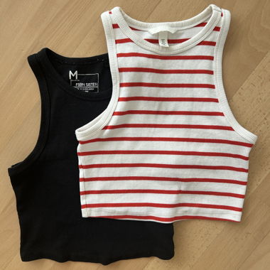 2-pack Crop Tops