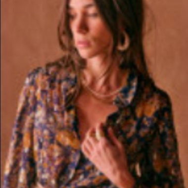 Blusa floreale Sezane