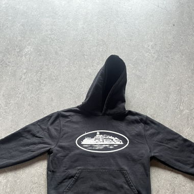 Corteiz Alcatraz Hoodie Black