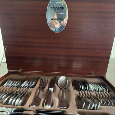 Silver Cutlery Set "Augsburger Faden 90"