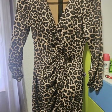 Robe zara leopard