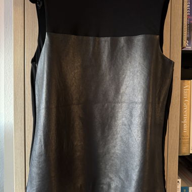 Top nero in pelle Alexander_Wang