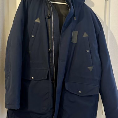Parka bleu The Kooples avec capuche