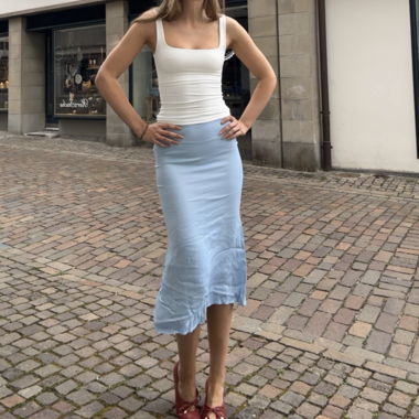 NA-KD Light Blue Skirt Gr. 36