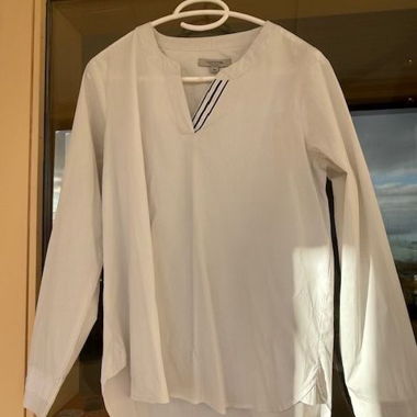 White Comma Blouse, size 38