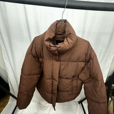 Piumino marrone Bershka