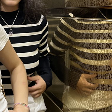 COS Black-and-White Striped Sweater