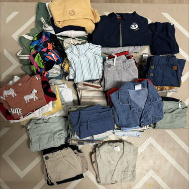 Lot de vêtements pour enfants mélangés, taille 74