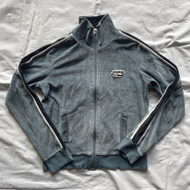 vintage velvet tracksuit jacket