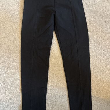 Schwarze Stretch-Hose