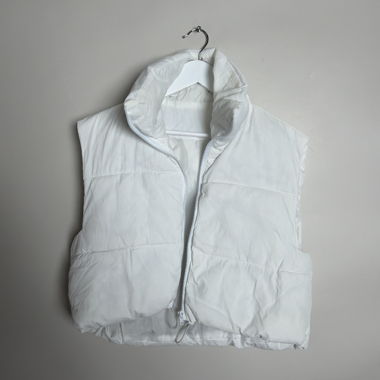 Gilet matelassé blanc