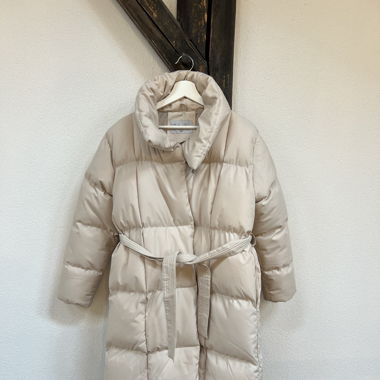Beige Winterjacke