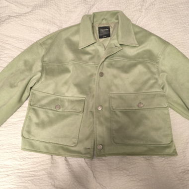 Veste courte vert sauge