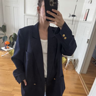 Vintage Feldpausch Blazer in dark blue
