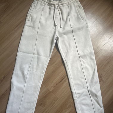 Pantalon de jogging large beige