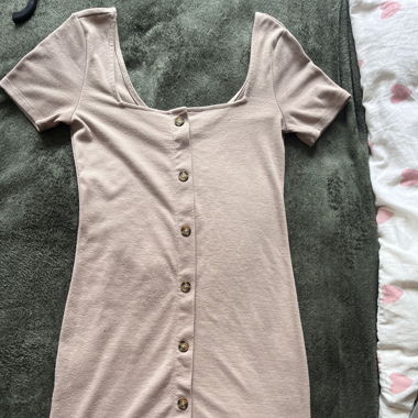 Robe brune / beige 