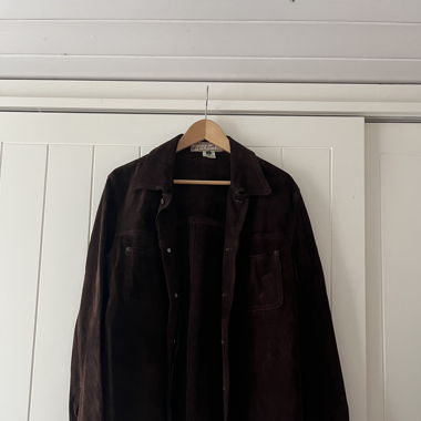 Brown suede jacket 