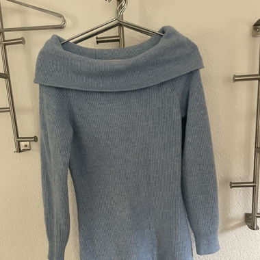 Strickkleid schulterfrei