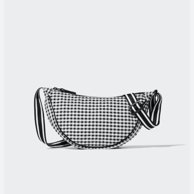Checkered crossbody bag