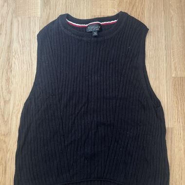 TOPSHOP Black Tank Top
