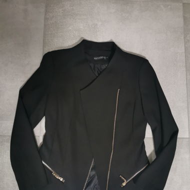 Blazer noir centré 