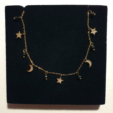Collier choker Étoile & Lune (livraison gratuite !)