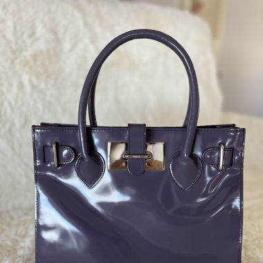 Elegant purple vintage Furla bag