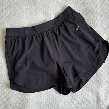 Black Running Shorts