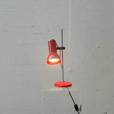 Lampe de table en métal, années 70