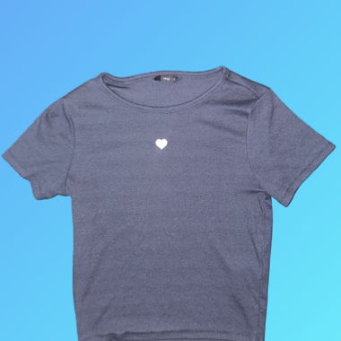 T-shirt blu scuro