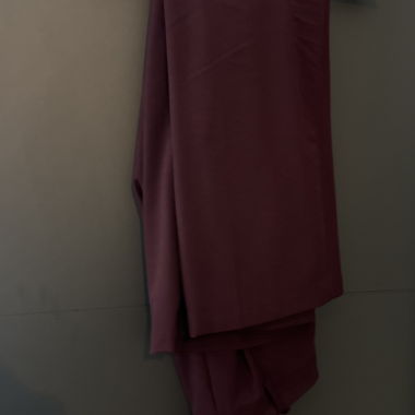 Bershka Anzugshose bordeaux