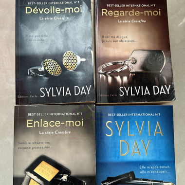 Lot 4 livres Sylvia Day série Crossfire