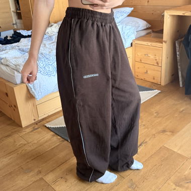 Braune weite Hose iets frans 