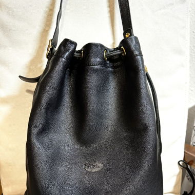 Longchamp Sac Seau noir vintage