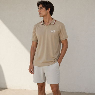 Polo Emporio Armani EA7 Beige XXL - pari al nuovo