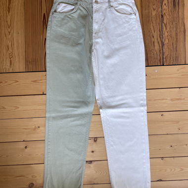 Two-tone Pants