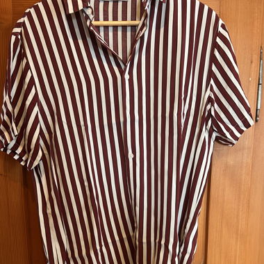 Camicia a righe Bershka