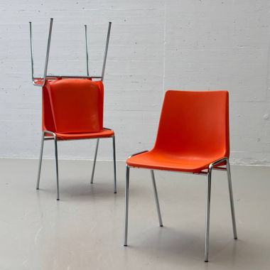 Set of 4 Space Age chairs by WeSifa, West Germany, 1970