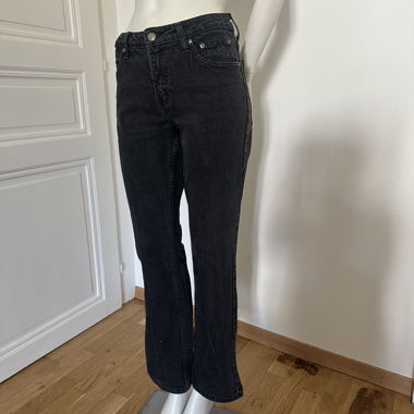 Black Harley-Davidson straight-cut jeans