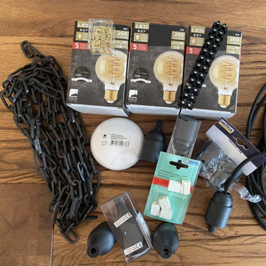 DIY Hängelampe Set, Vintage Industrie Design