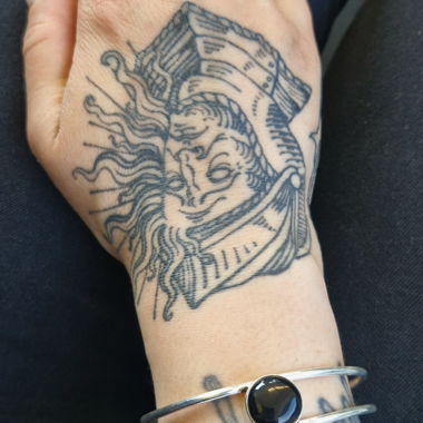 Bracelet argent 925 et onyx noir - Silver bracelet
