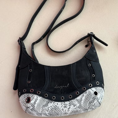 Desigual Haiti Snake Patch Hand Bag