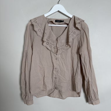 Soaked Eyelet Collar Blouse