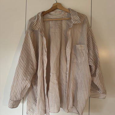 Chemise oversize à rayures