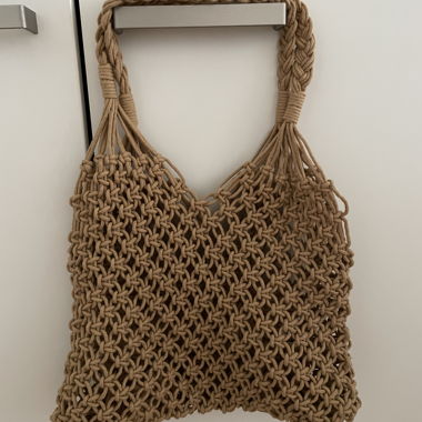 Sac cabas en tissu tressé