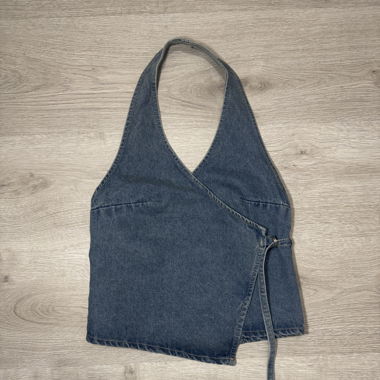 Denim Halter Top 